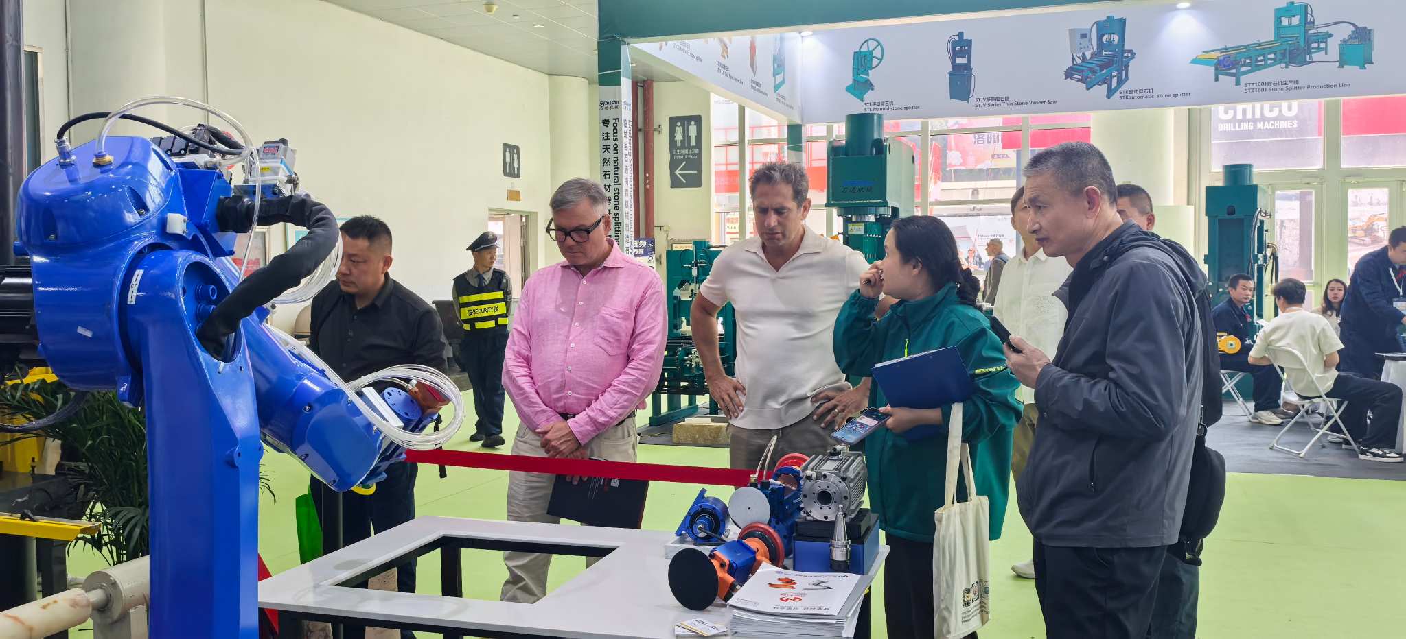 Xiamen Anyth Mechanical Equipments höjdpunkter på Xiamen International Stone Fair