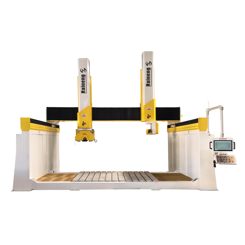 Dubbelt huvud 6-axligt CNC-bearbetningscenter