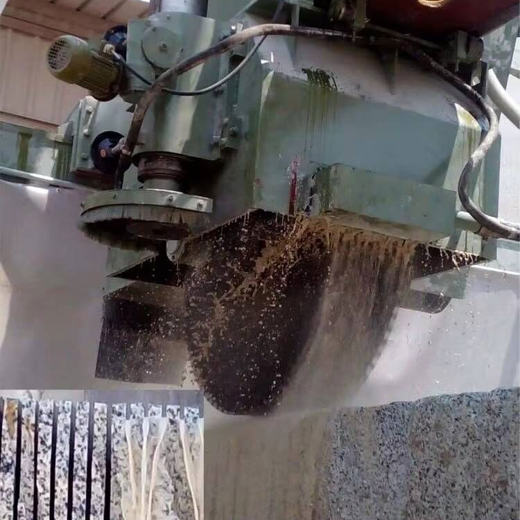 Granit dubbelriktad skärmaskin
