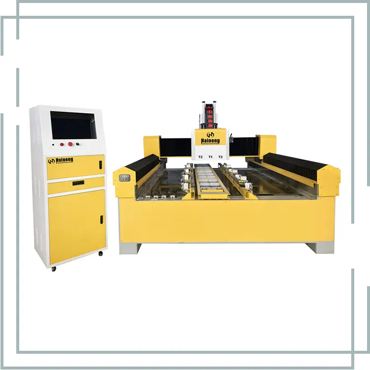 Hög tre processborrmaskin